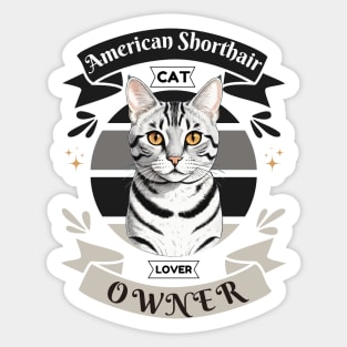 American Shorthair Sticker